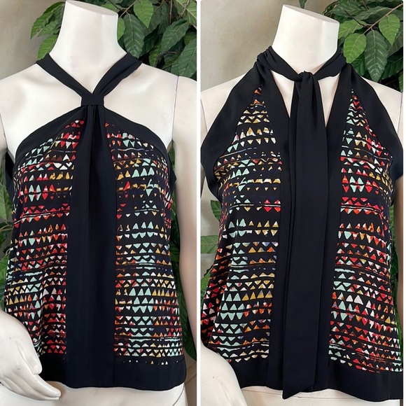 BCBGMaxAzria REVERSIBLE HALTER TOP - Picture 1 of 8
